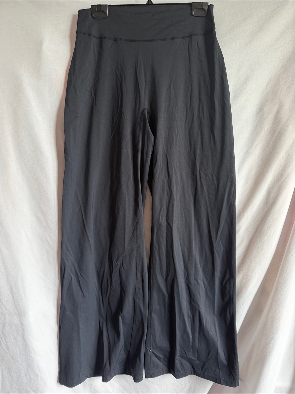 Wide Leg Women's Pants — Black
